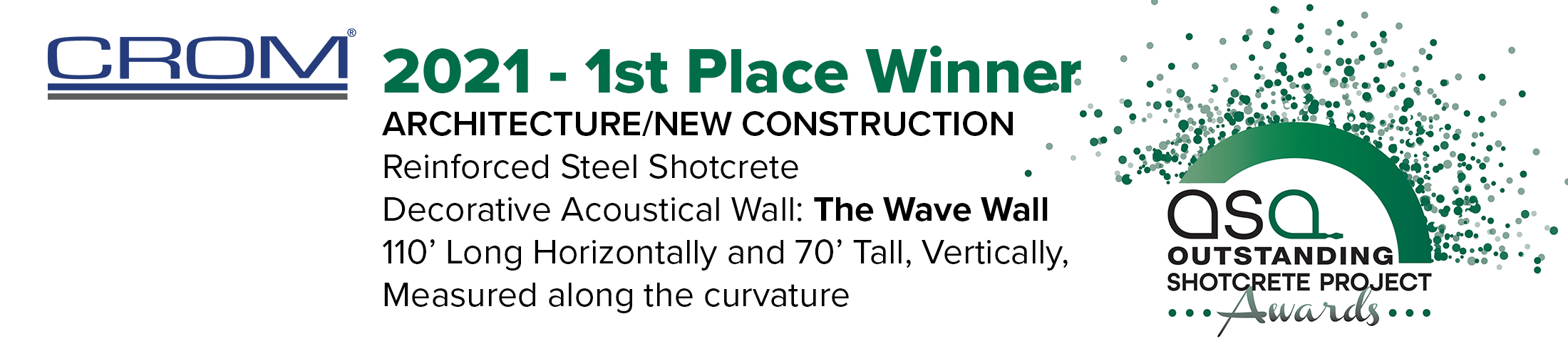 CROM ASA 2021 1st Place Winner- Wave Wall