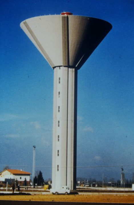 CROM 1990s All Concrete Elevated Tanks