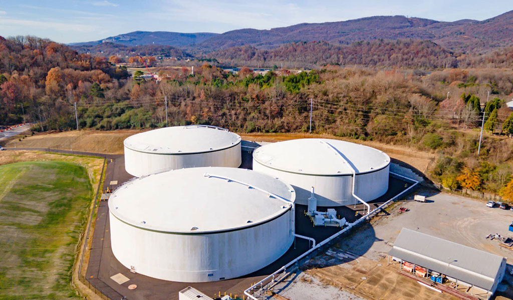 CROM Flow Equalization EQ Storage Prestressed Concrete Tank