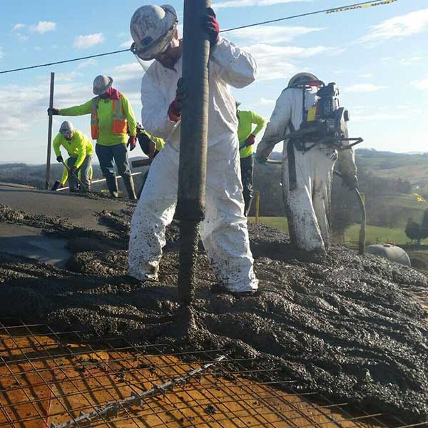 CROM Phases Prestressed Concrete Tank Construction Dome Shell Forming & Casting