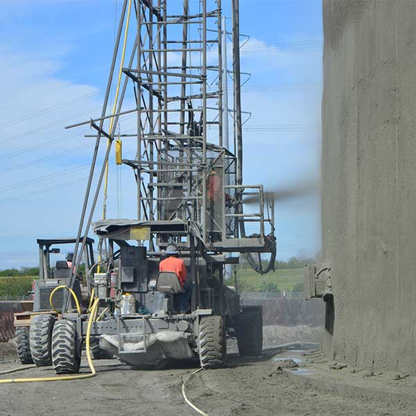 CROM Phases Prestressed Concrete Tank Construction Shotcrete Overcoat