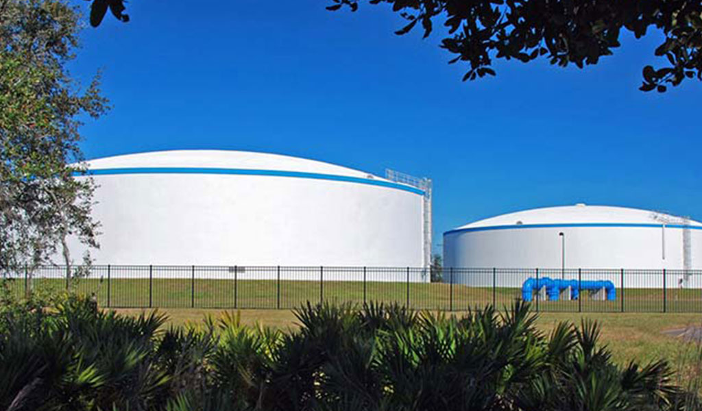 CROM Prestressed concrete tanks Potable Water Storage Tanks