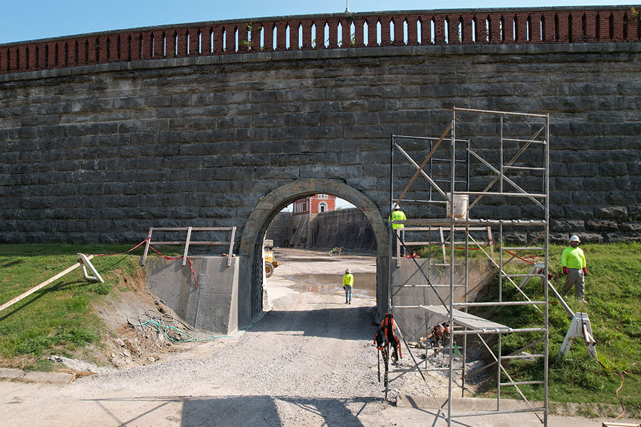 CROM built a new water tank inside a historic Nashville reservoir using specialty shotcrete, preserving a vital landmark.
