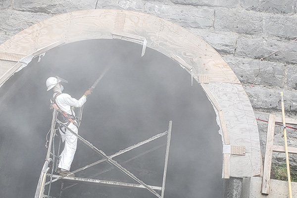 CROM’s specialty shotcrete applications dry mix processes