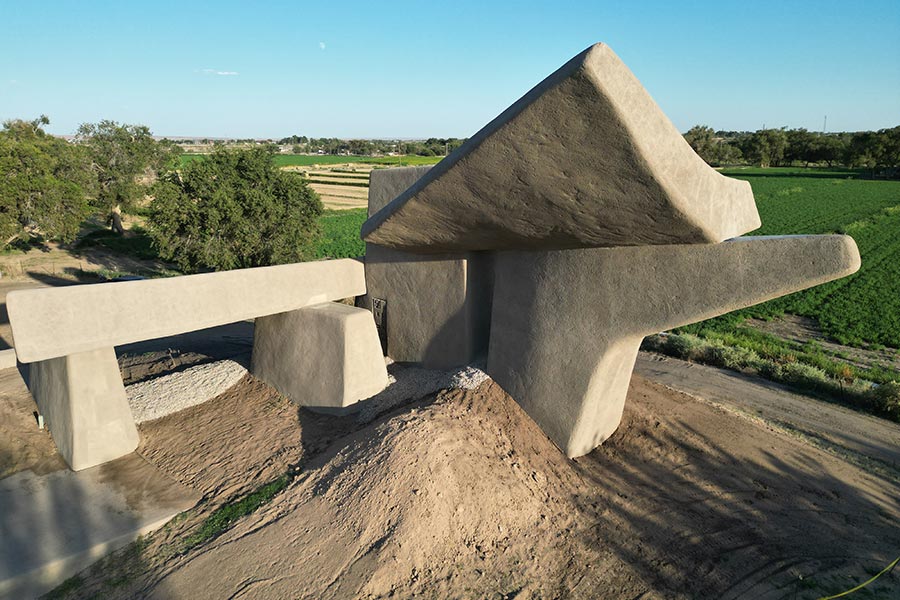 CROM’s Hydrodemolition and Shotcrete Expertise Restores Historic Architectural Sculpture, The Henge after photo