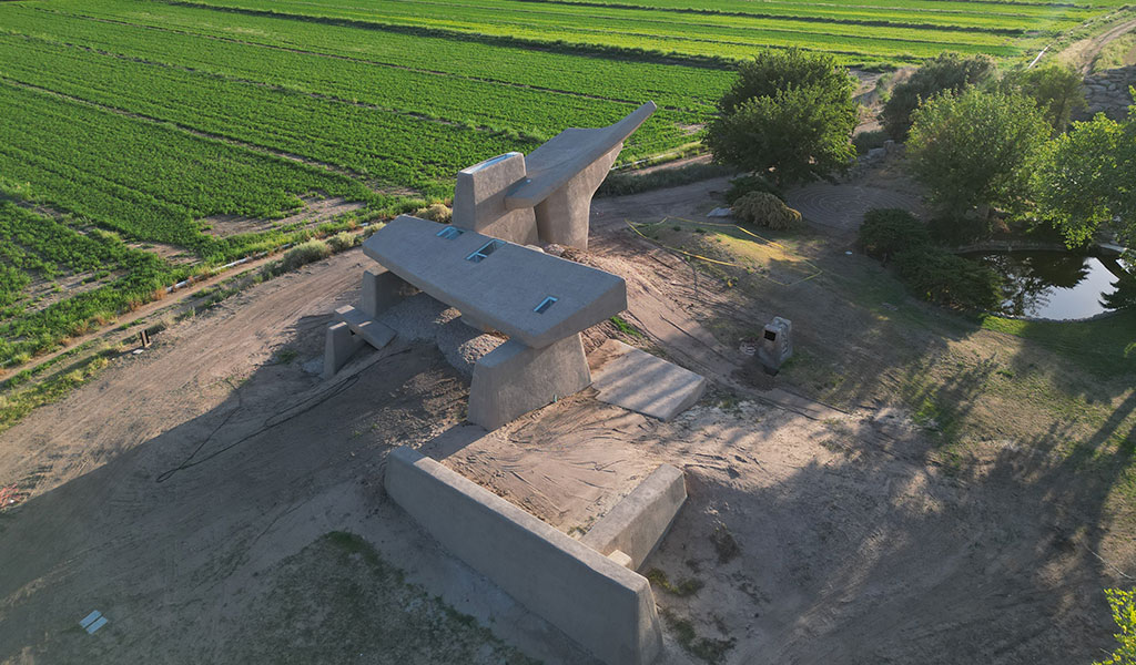 CROM’s Hydrodemolition and Shotcrete Expertise Restores Historic Architectural Sculpture, The Henge